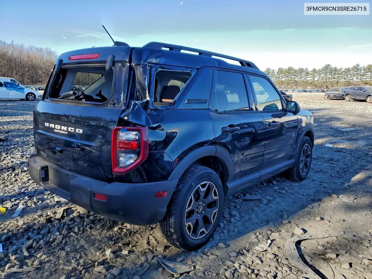 3FMCR9CN3SRE26715 2025 Ford Bronco Sport Outer Banks