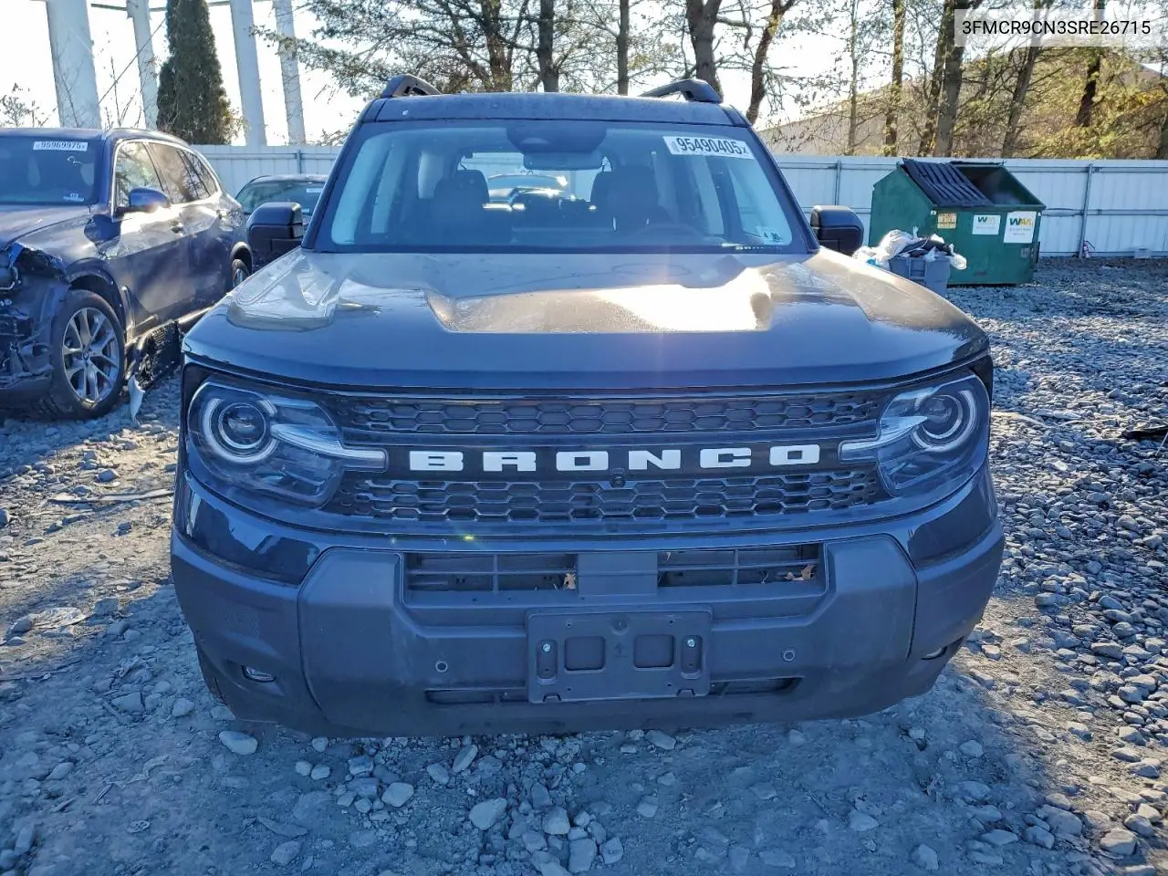 3FMCR9CN3SRE26715 2025 Ford Bronco Sport Outer Banks