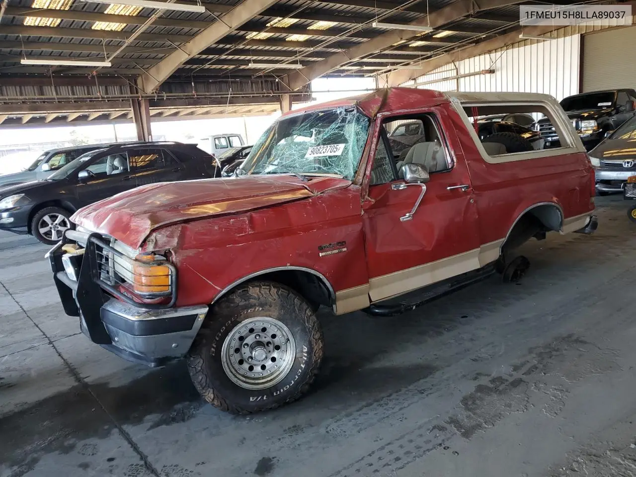 1FMEU15H8LLA89037 1990 Ford Bronco U100
