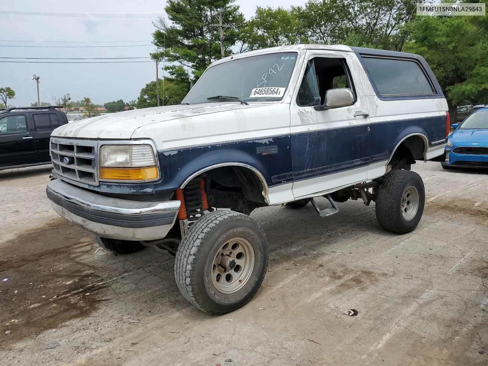 1FMEU15N8NLA29543 1992 Ford Bronco U100