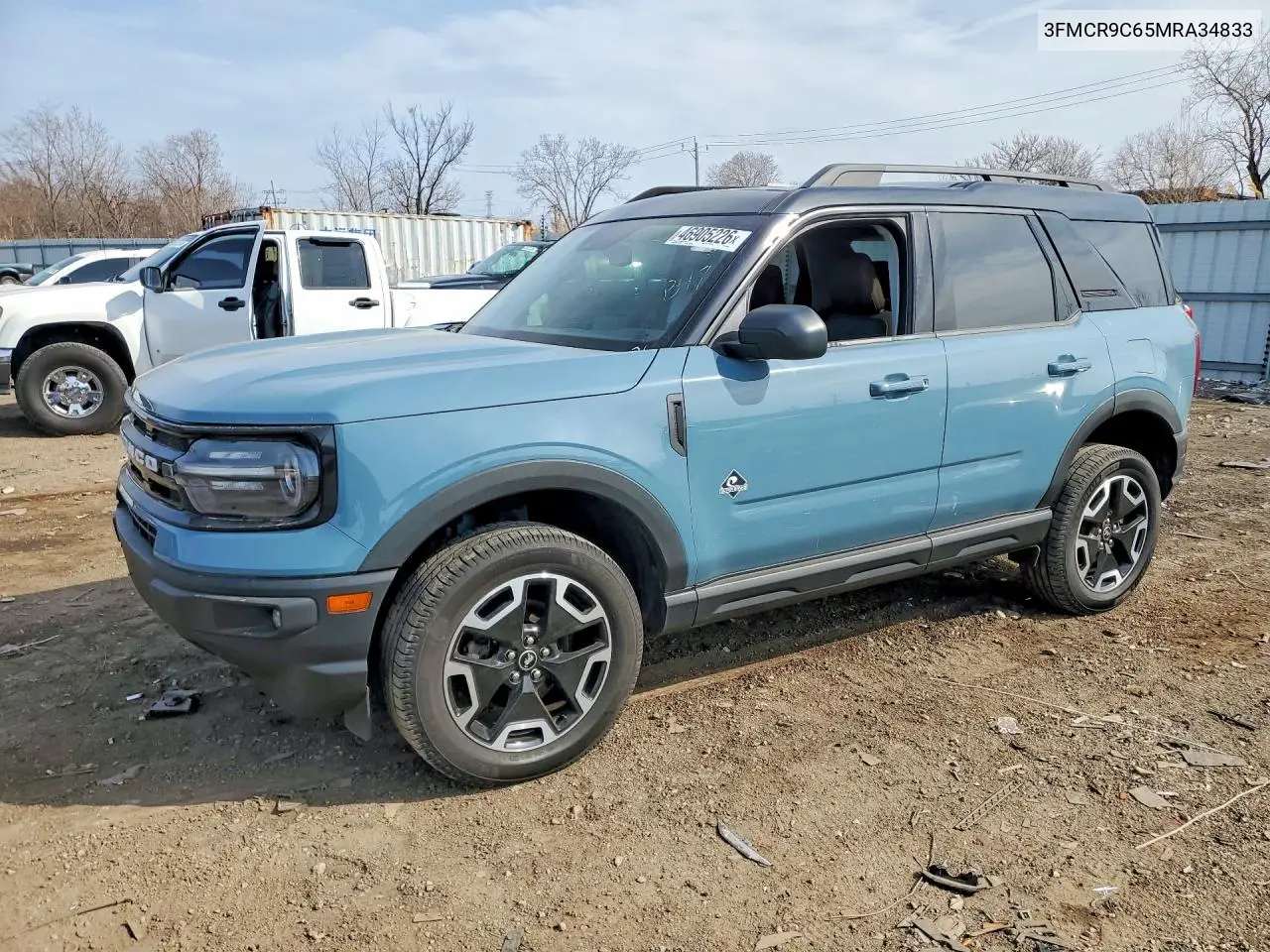 3FMCR9C65MRA34833 2021 Ford Bronco Sport Outer Banks