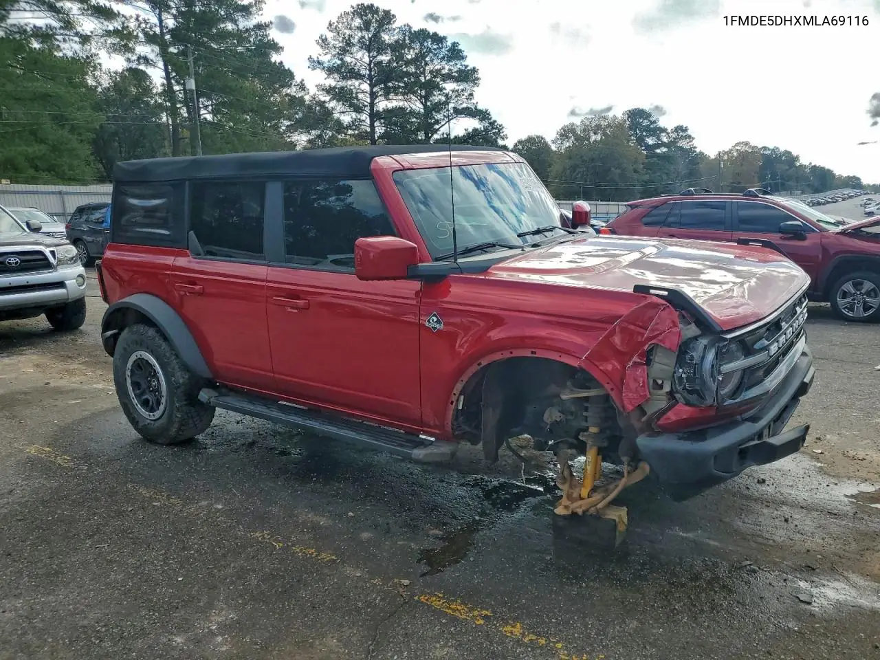 1FMDE5DHXMLA69116 2021 Ford Bronco Base