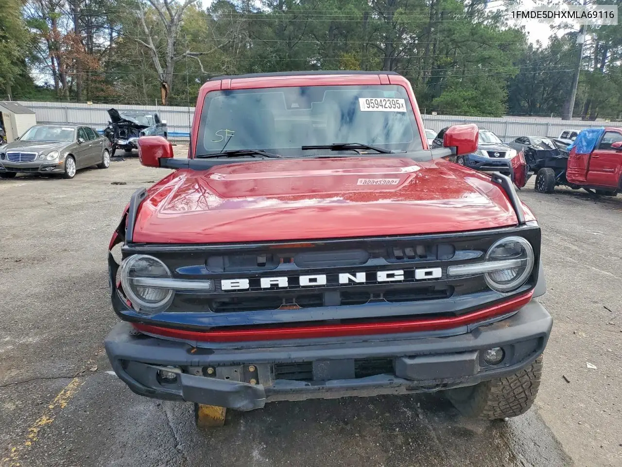 1FMDE5DHXMLA69116 2021 Ford Bronco Base