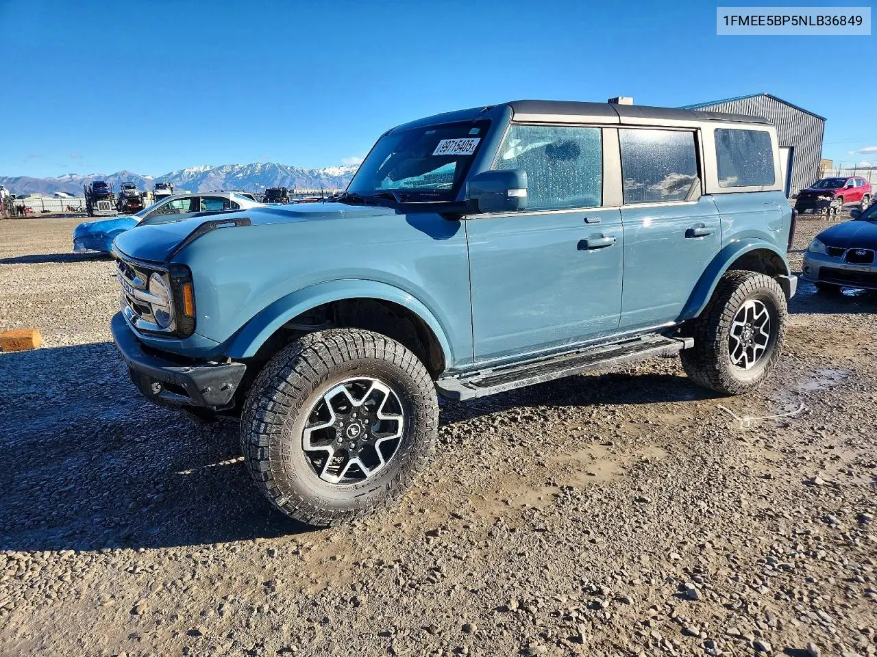 1FMEE5BP5NLB36849 2022 Ford Bronco Base
