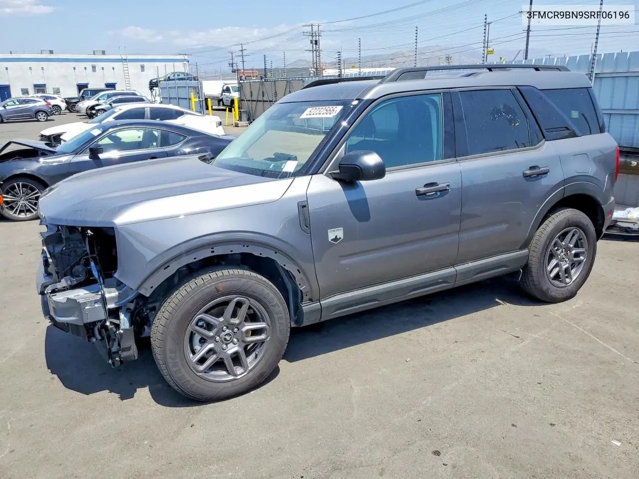 2025 Ford Bronco Sport Big Bend VIN: 3FMCR9BN9SRF06196 Lot: 52232566