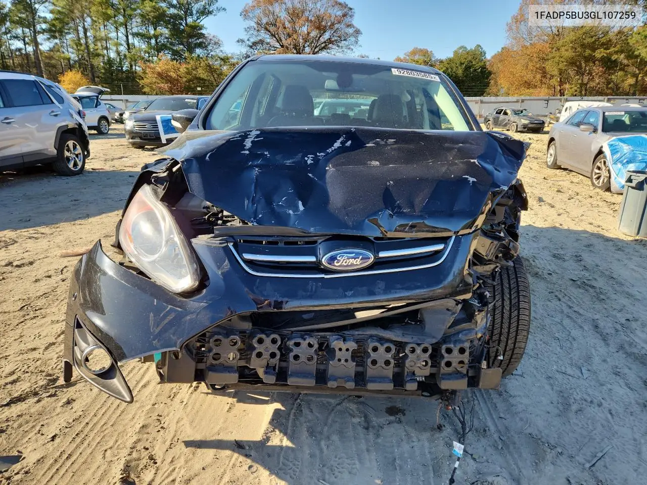 1FADP5BU3GL107259 2016 Ford C-Max Sel