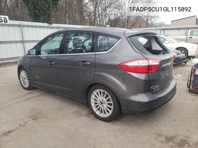 1FADP5CU1GL115892 2016 Ford C-Max Premium Sel