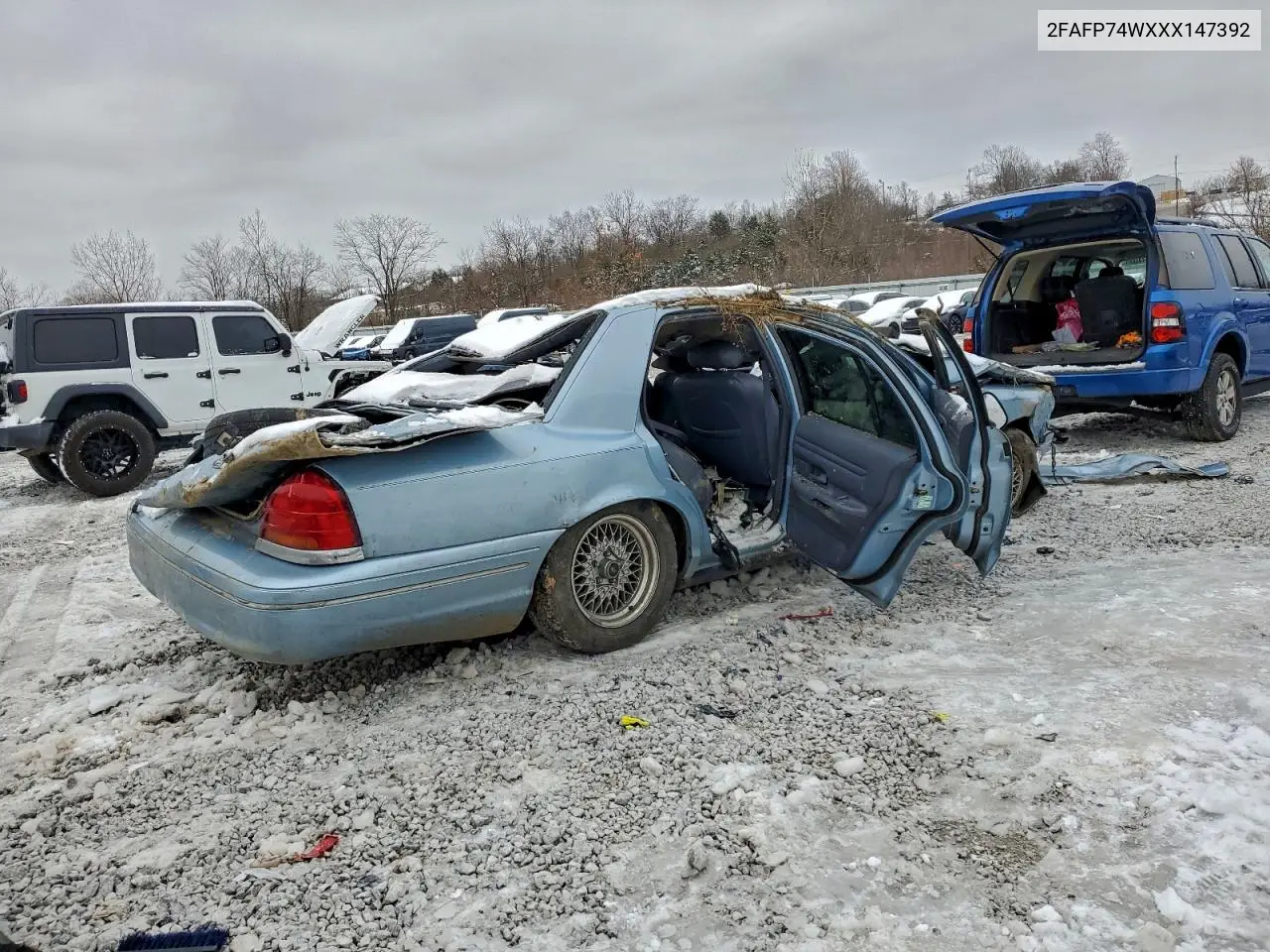 2FAFP74WXXX147392 1999 Ford Crown Victoria Lx