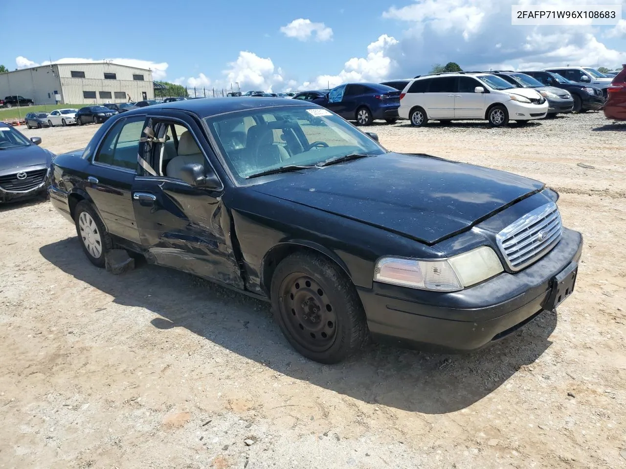 2FAFP71W96X108683 2006 Ford Crown Victoria Police Interceptor