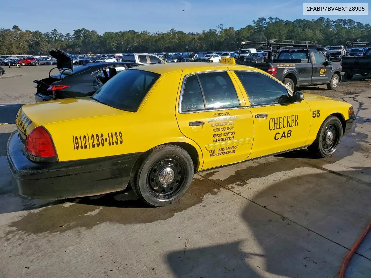 2FABP7BV4BX128905 2011 Ford Crown Victoria Police Interceptor