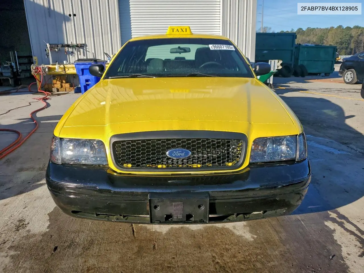 2FABP7BV4BX128905 2011 Ford Crown Victoria Police Interceptor