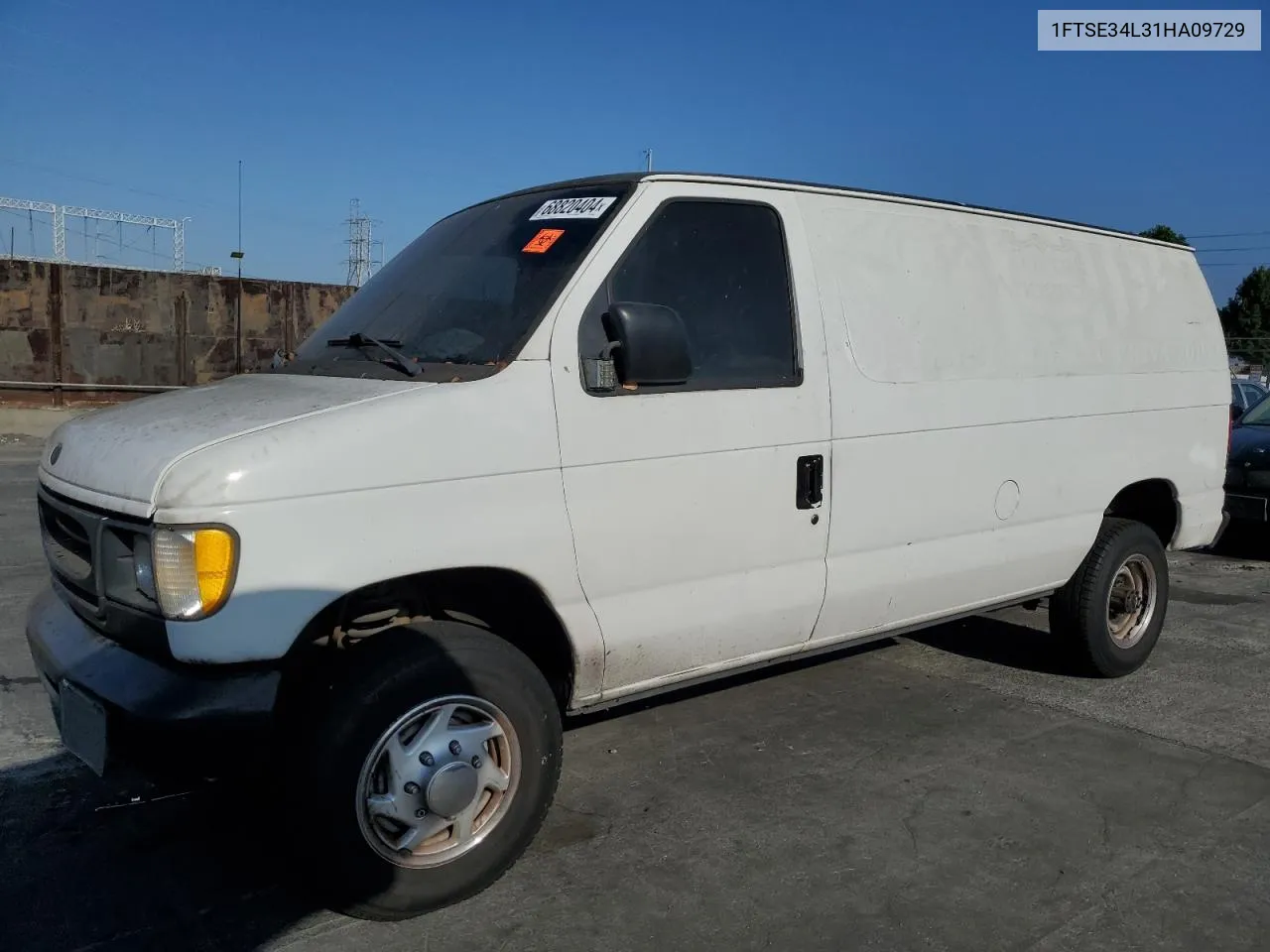 2001 Ford Econoline E350 Super Duty Van VIN: 1FTSE34L31HA09729 Lot: 68820404