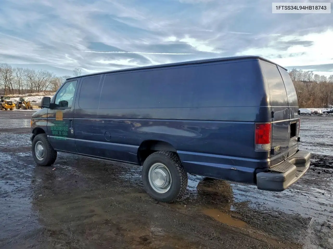 1FTSS34L94HB18743 2004 Ford Econoline E350 Super Duty Van