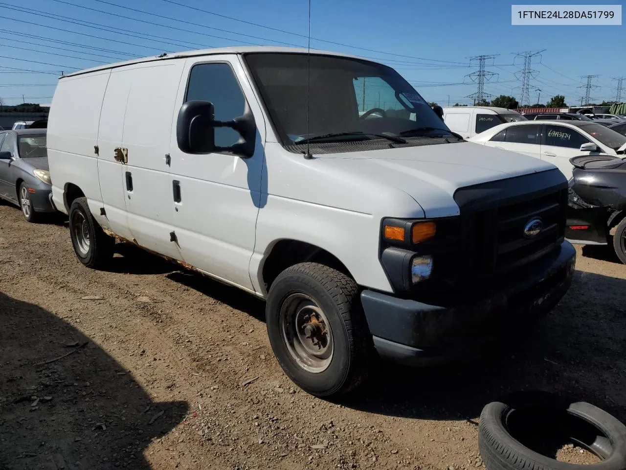 1FTNE24L28DA51799 2008 Ford Econoline E250 Van