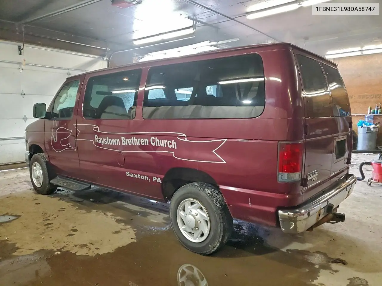 1FBNE31L98DA58747 2008 Ford Econoline E350 Super Duty Wagon