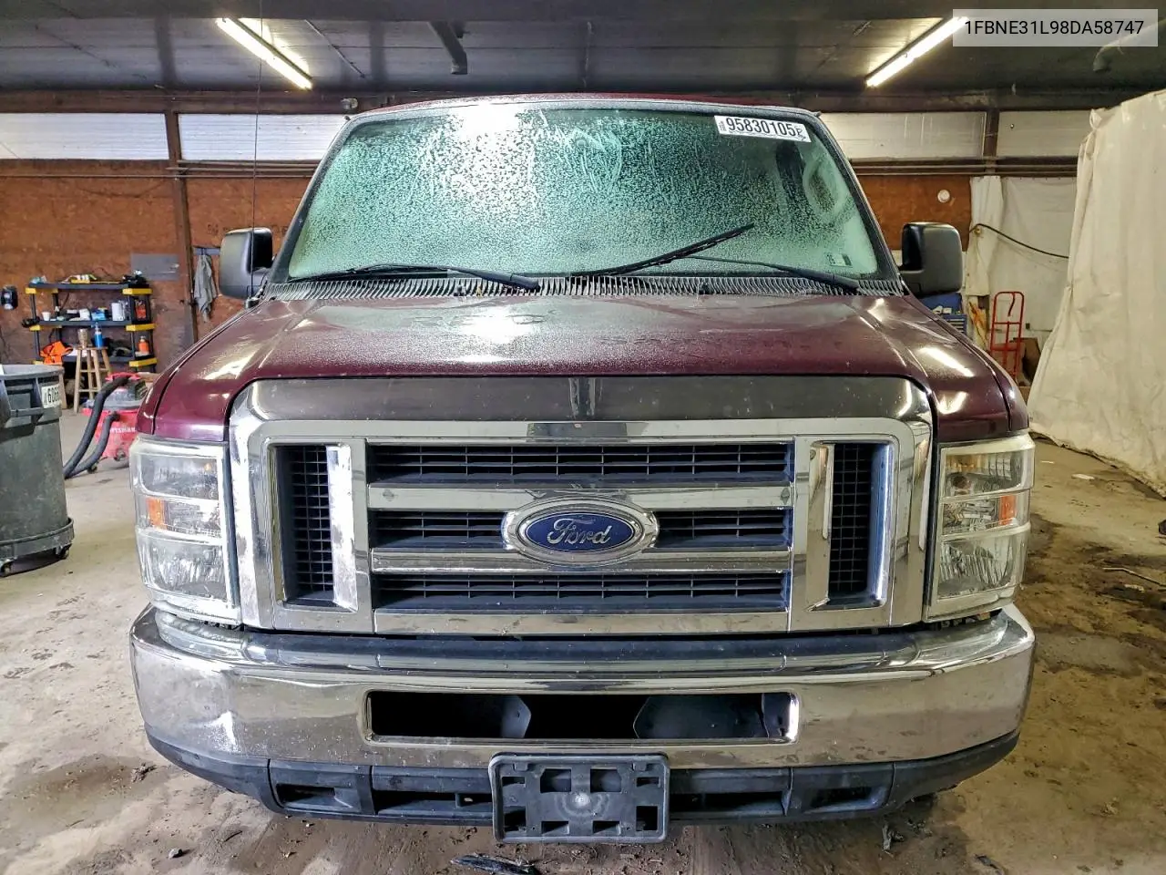 1FBNE31L98DA58747 2008 Ford Econoline E350 Super Duty Wagon