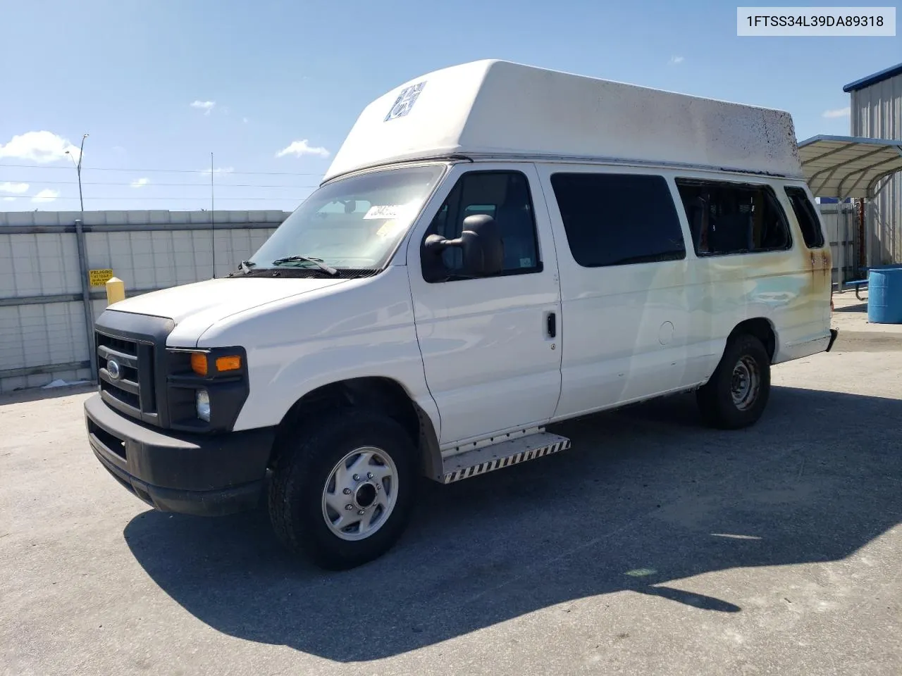 2009 Ford Econoline E350 Super Duty Van VIN: 1FTSS34L39DA89318 Lot: 58453694