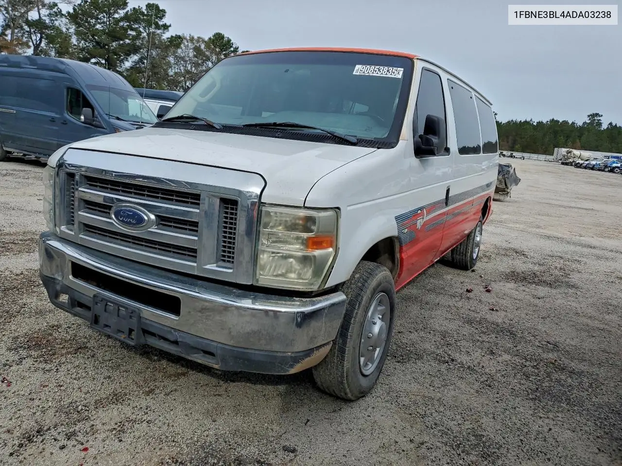 1FBNE3BL4ADA03238 2010 Ford Econoline E350 Super Duty Wagon