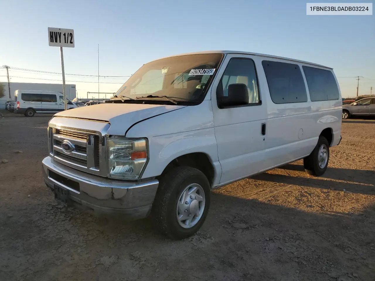 1FBNE3BL0ADB03224 2010 Ford Econoline E350 Super Duty Wagon