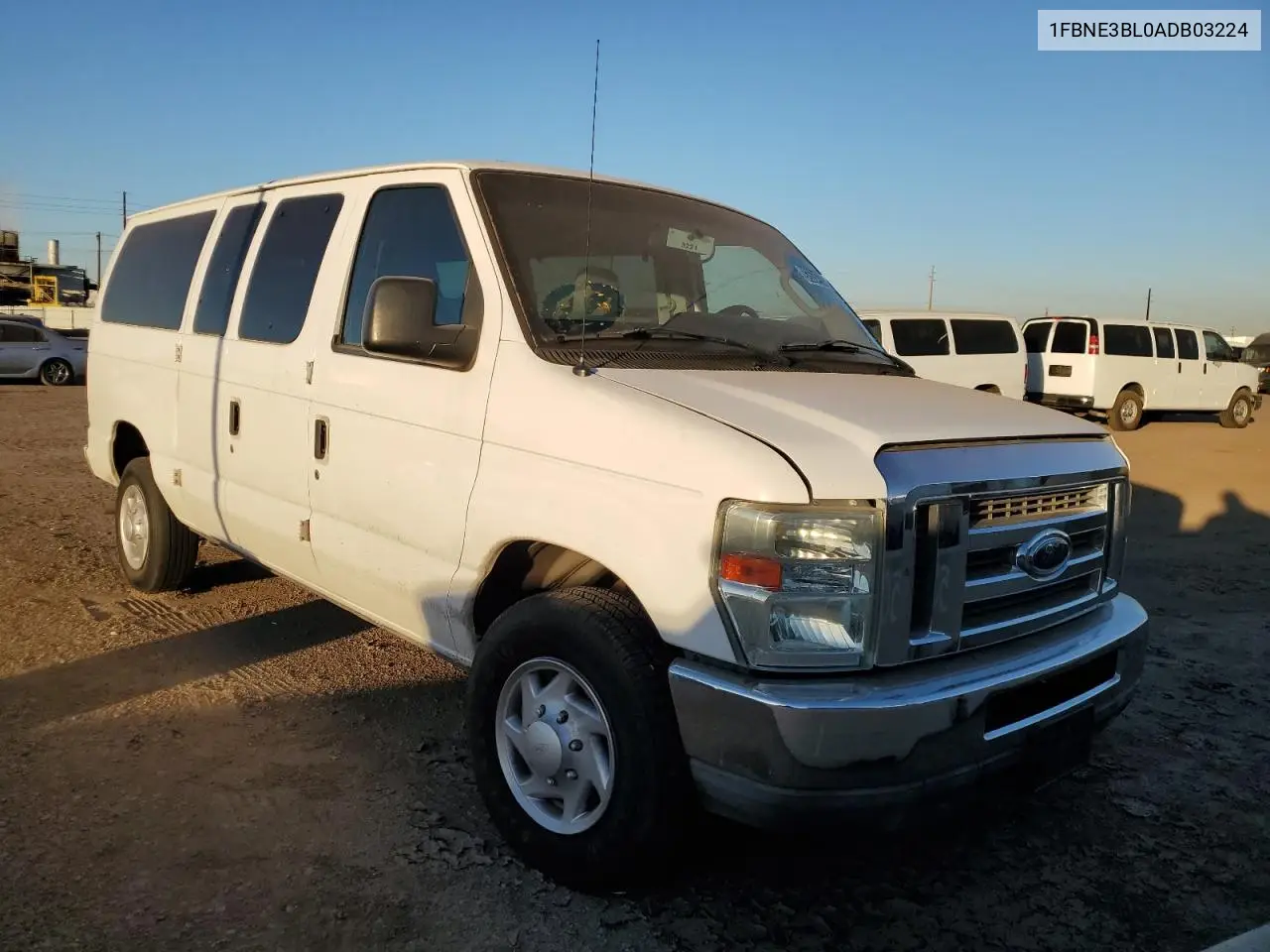 1FBNE3BL0ADB03224 2010 Ford Econoline E350 Super Duty Wagon