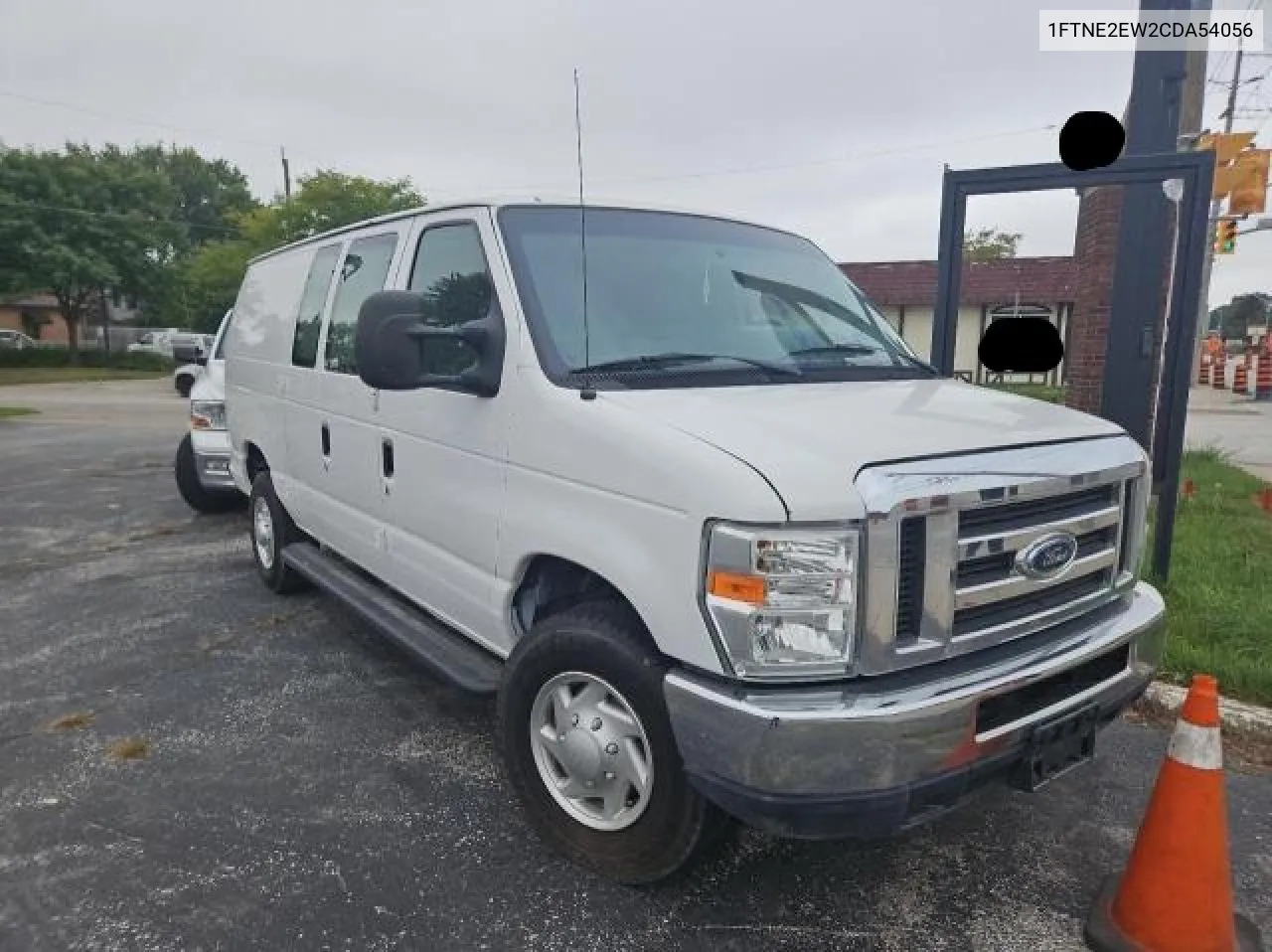 1FTNE2EW2CDA54056 2012 Ford Econoline E250 Van