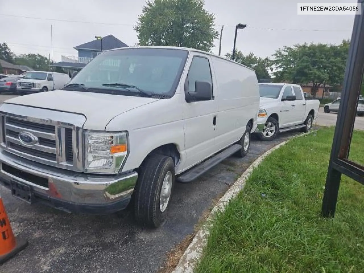 1FTNE2EW2CDA54056 2012 Ford Econoline E250 Van