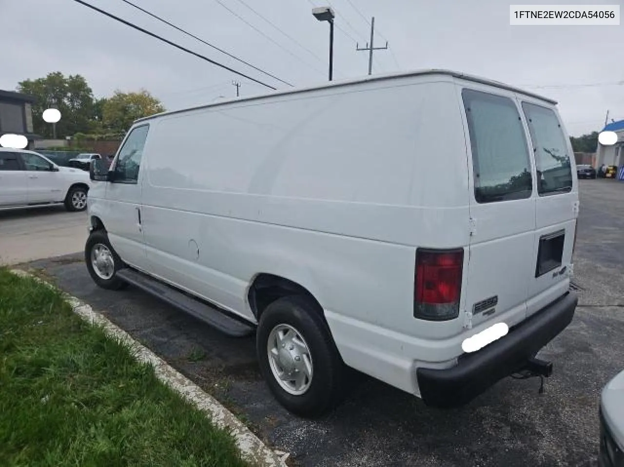 1FTNE2EW2CDA54056 2012 Ford Econoline E250 Van