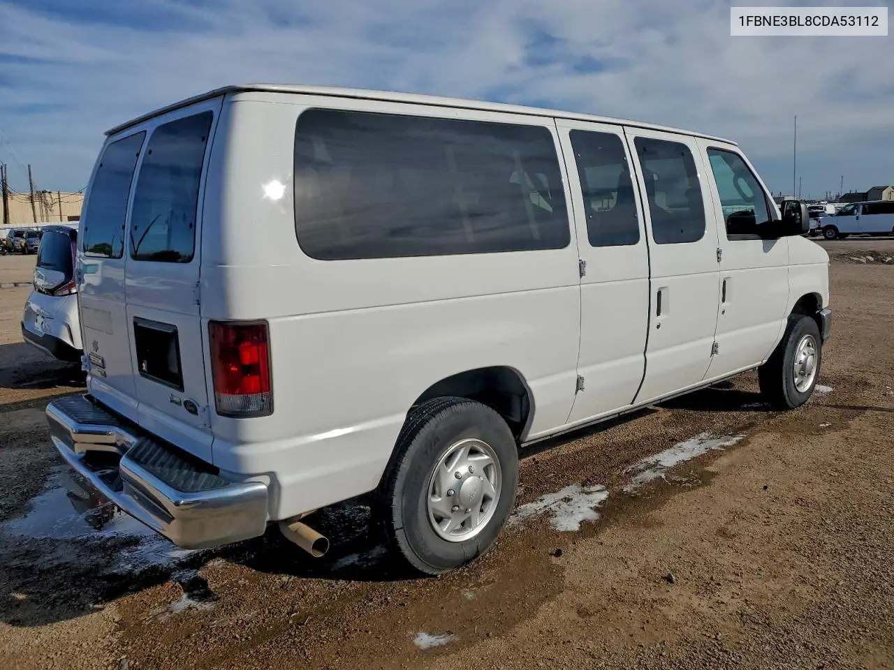 1FBNE3BL8CDA53112 2012 Ford Econoline E350 Super Duty Wagon