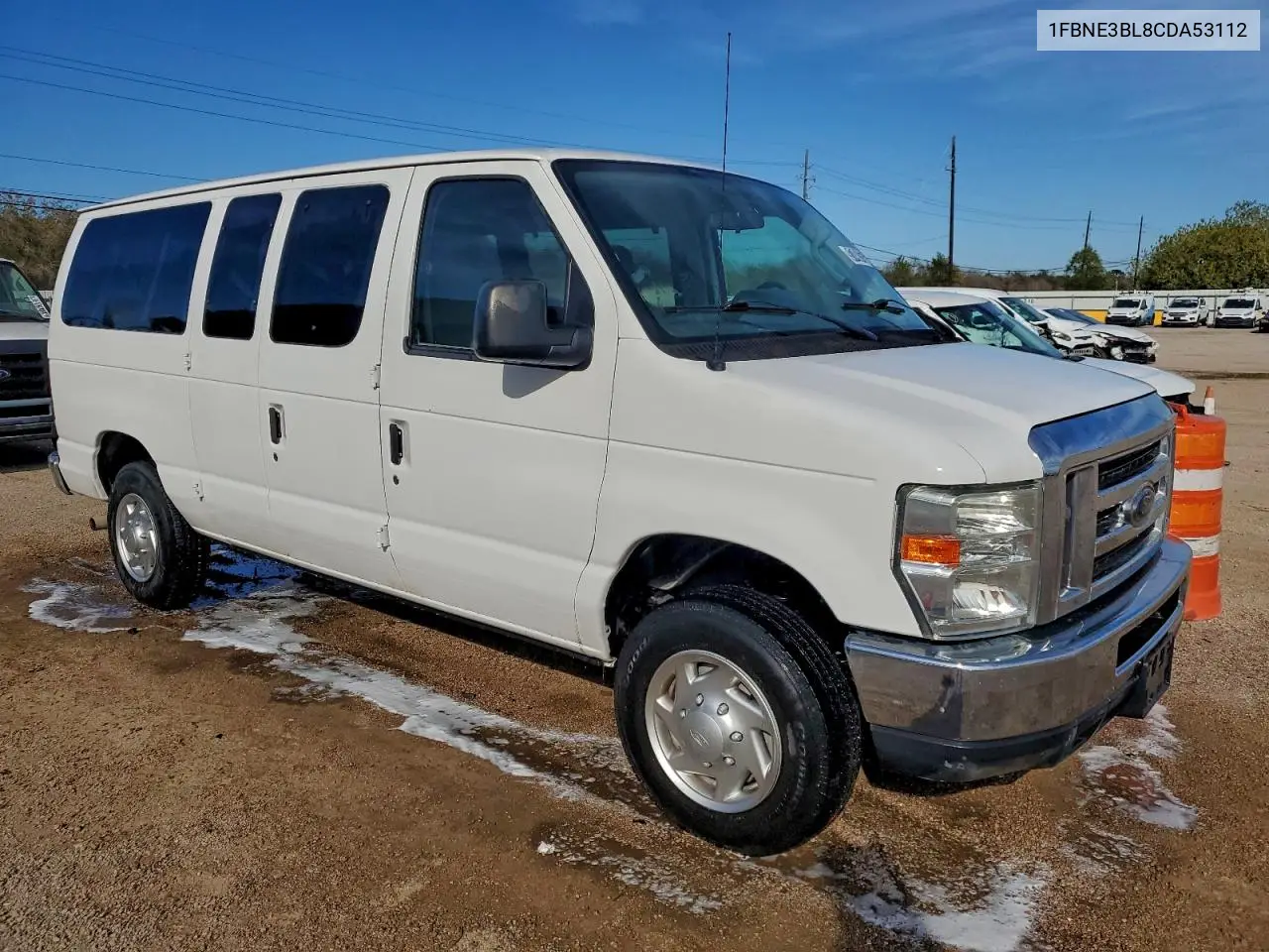 1FBNE3BL8CDA53112 2012 Ford Econoline E350 Super Duty Wagon