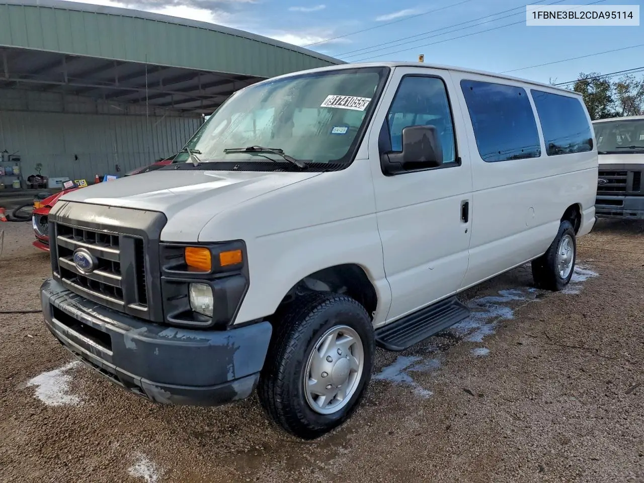 1FBNE3BL2CDA95114 2012 Ford Econoline E350 Super Duty Wagon