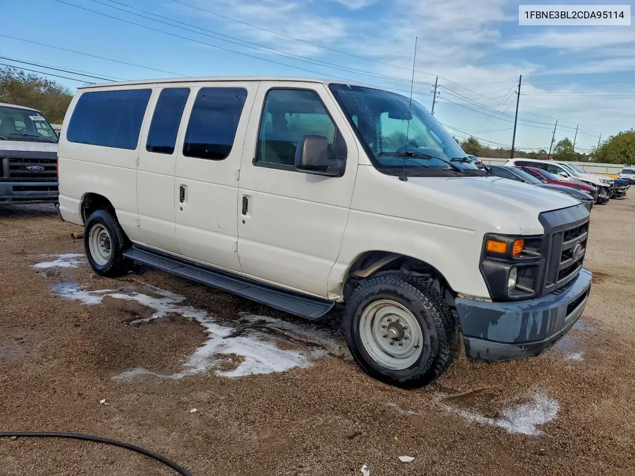 1FBNE3BL2CDA95114 2012 Ford Econoline E350 Super Duty Wagon