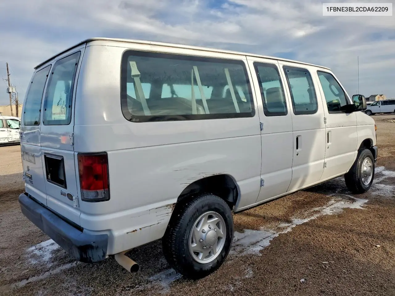 1FBNE3BL2CDA62209 2012 Ford Econoline E350 Super Duty Wagon