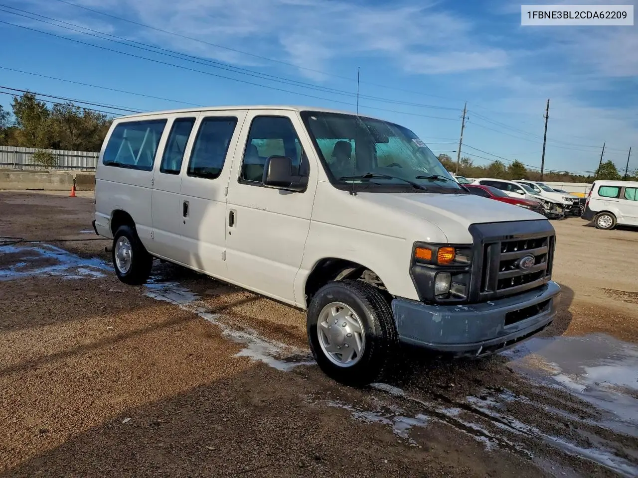 1FBNE3BL2CDA62209 2012 Ford Econoline E350 Super Duty Wagon