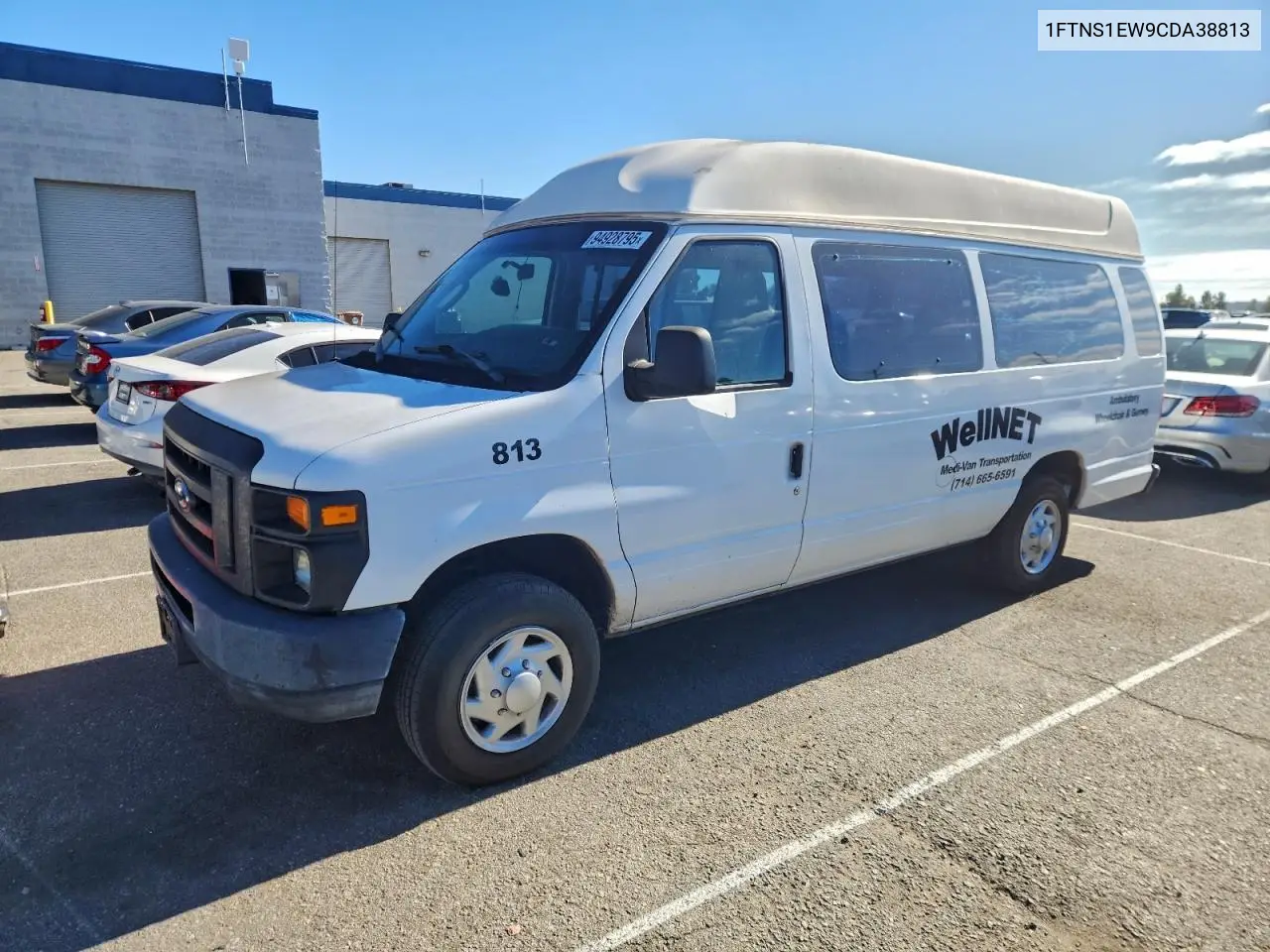 1FTNS1EW9CDA38813 2012 Ford Econoline E150 Van