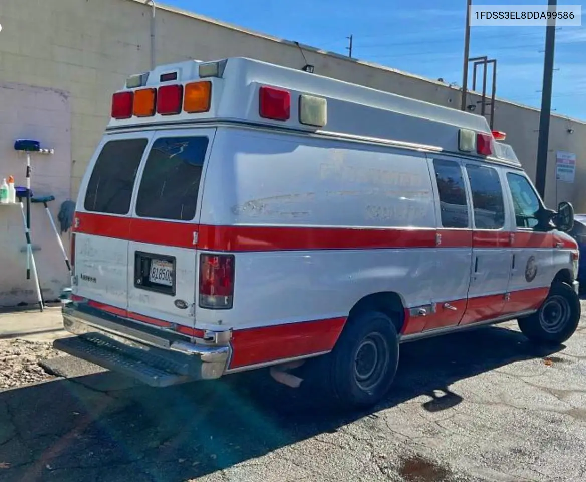 1FDSS3EL8DDA99586 2013 Ford Econoline White - Ambulance