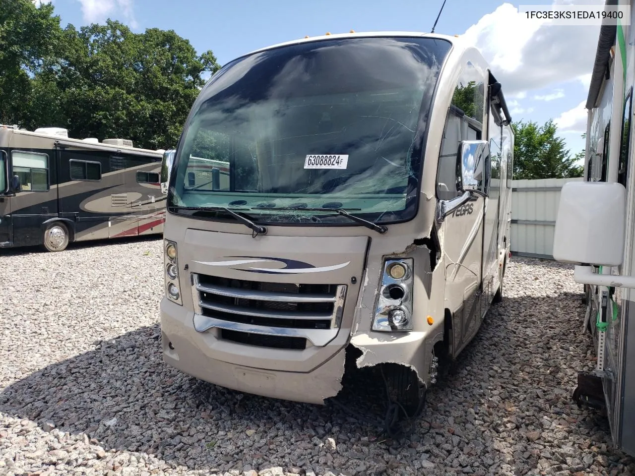 2014 Ford Econoline E350 Super Duty Stripped Chassis VIN: 1FC3E3KS1EDA19400 Lot: 66473194