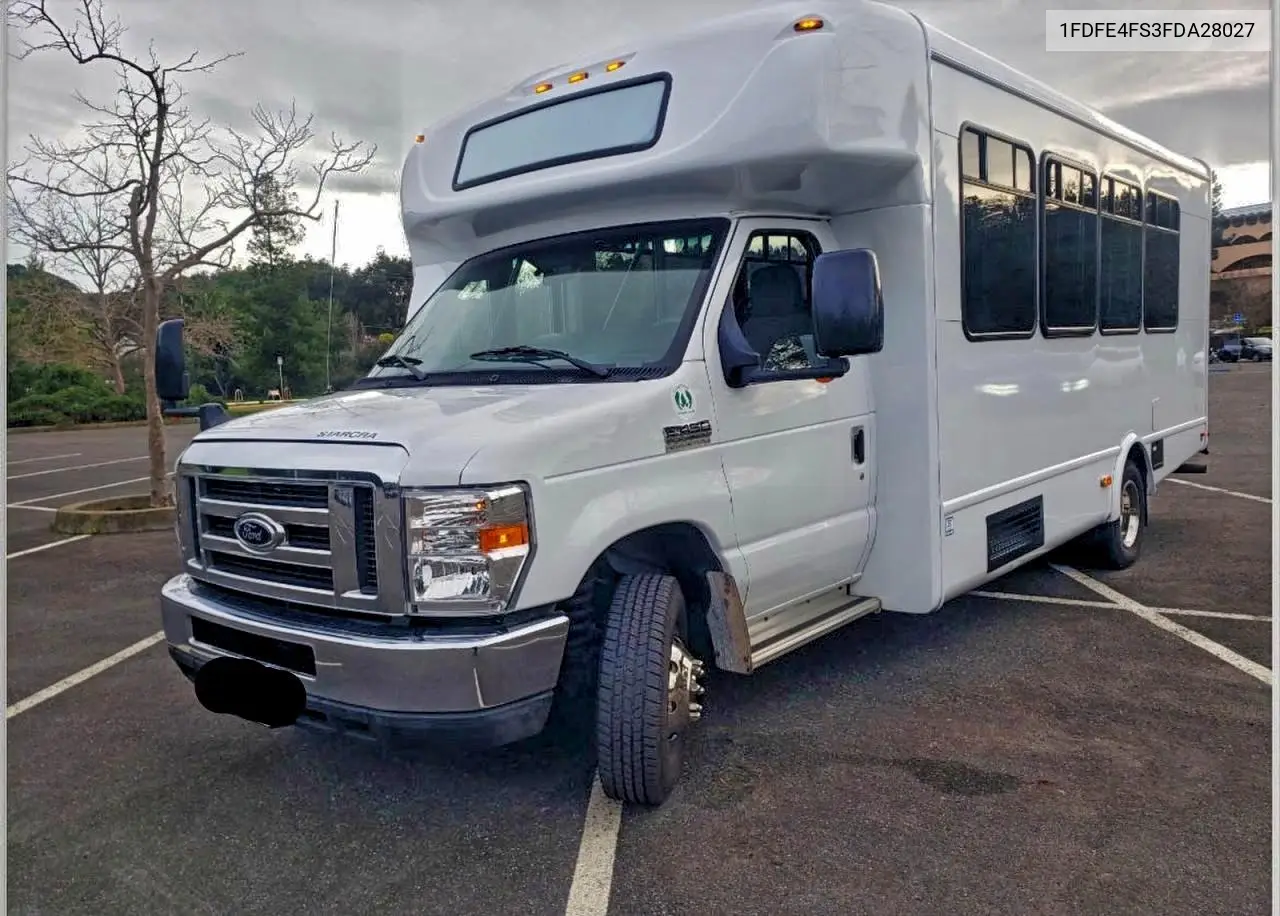 1FDFE4FS3FDA28027 2015 Ford Econoline E450 Super Duty Cutaway Van