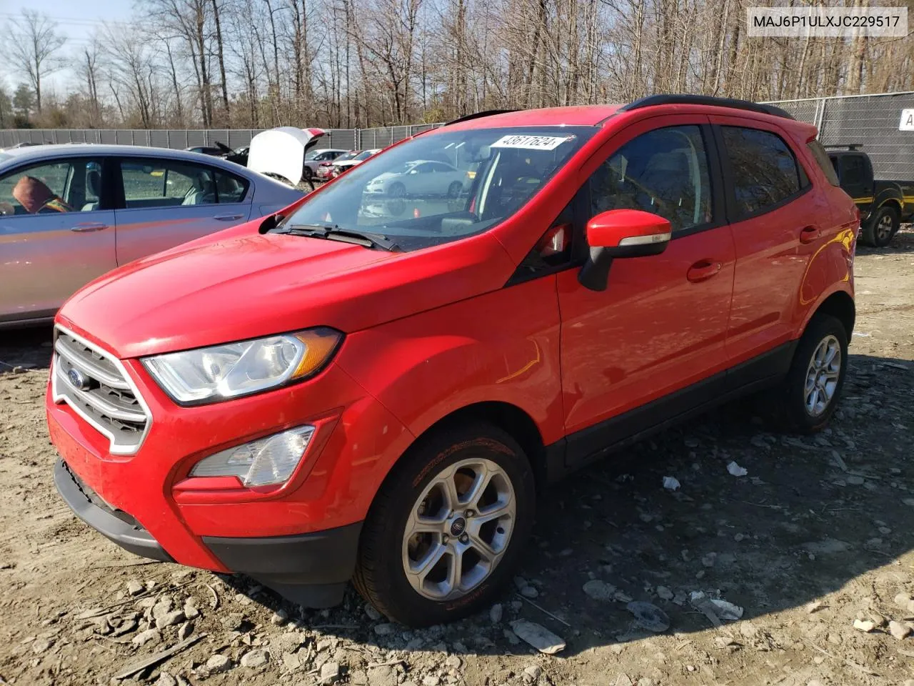 MAJ6P1ULXJC229517 2018 Ford Ecosport Se