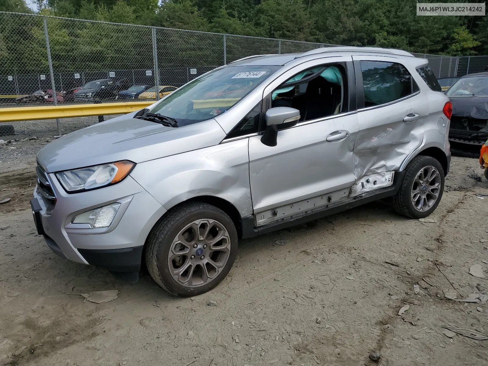 MAJ6P1WL3JC214242 2018 Ford Ecosport Titanium