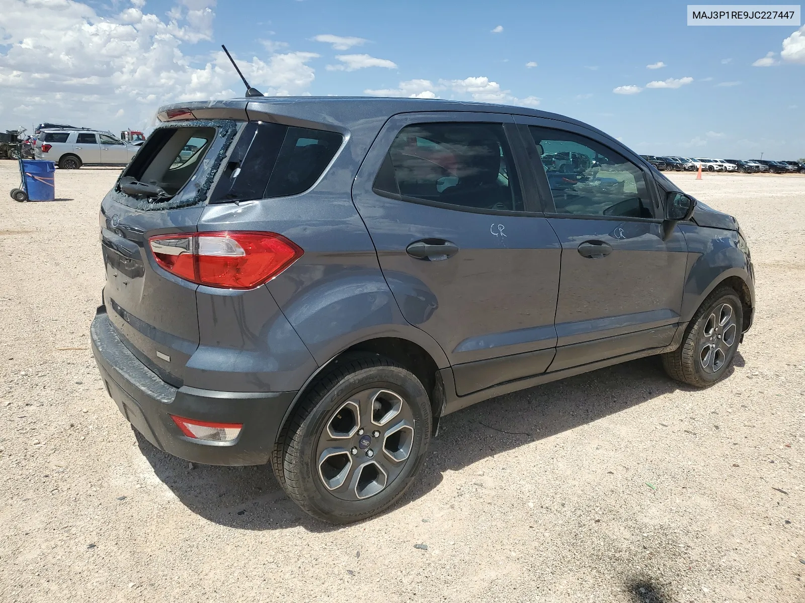 MAJ3P1RE9JC227447 2018 Ford Ecosport S