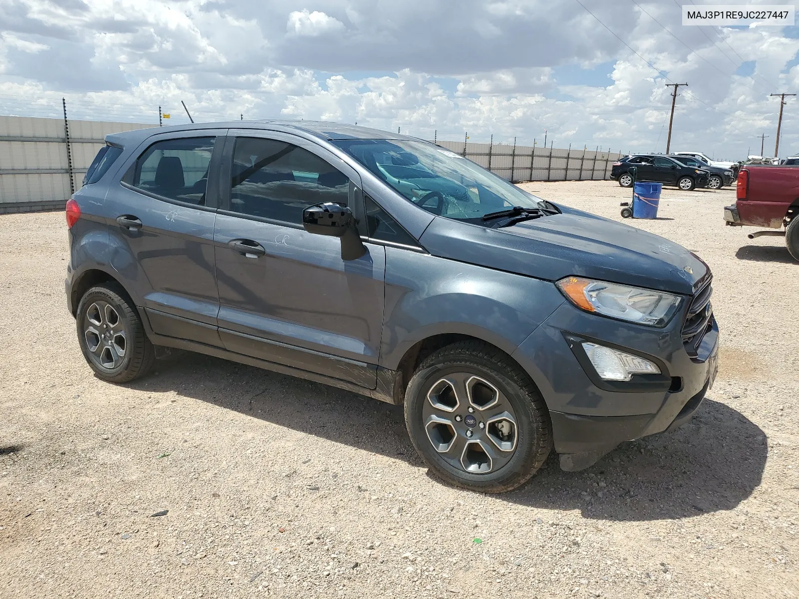 MAJ3P1RE9JC227447 2018 Ford Ecosport S