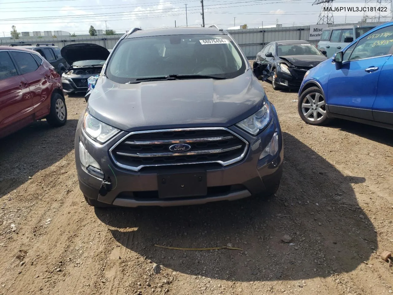 MAJ6P1WL3JC181422 2018 Ford Ecosport Titanium