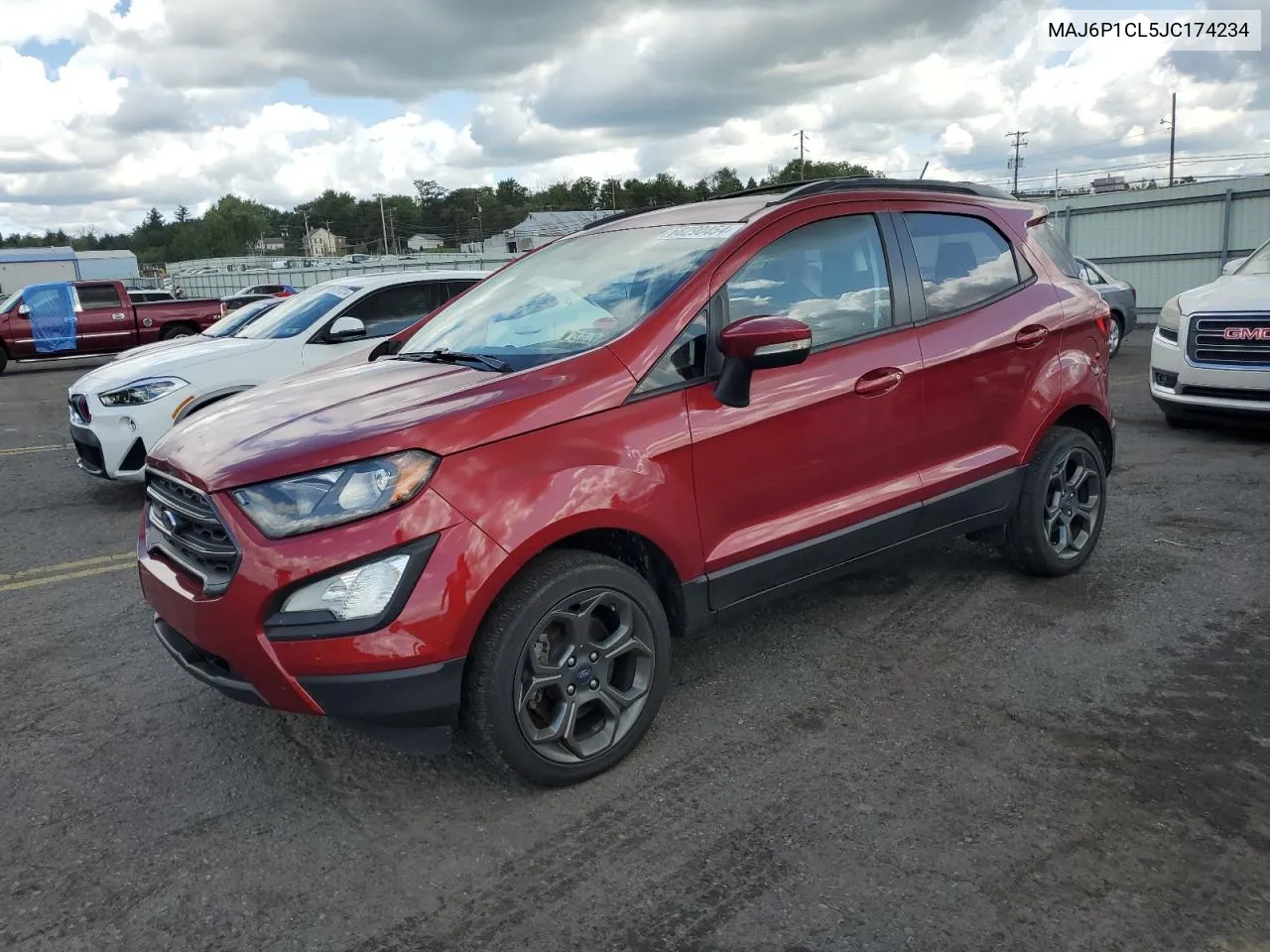 MAJ6P1CL5JC174234 2018 Ford Ecosport Ses