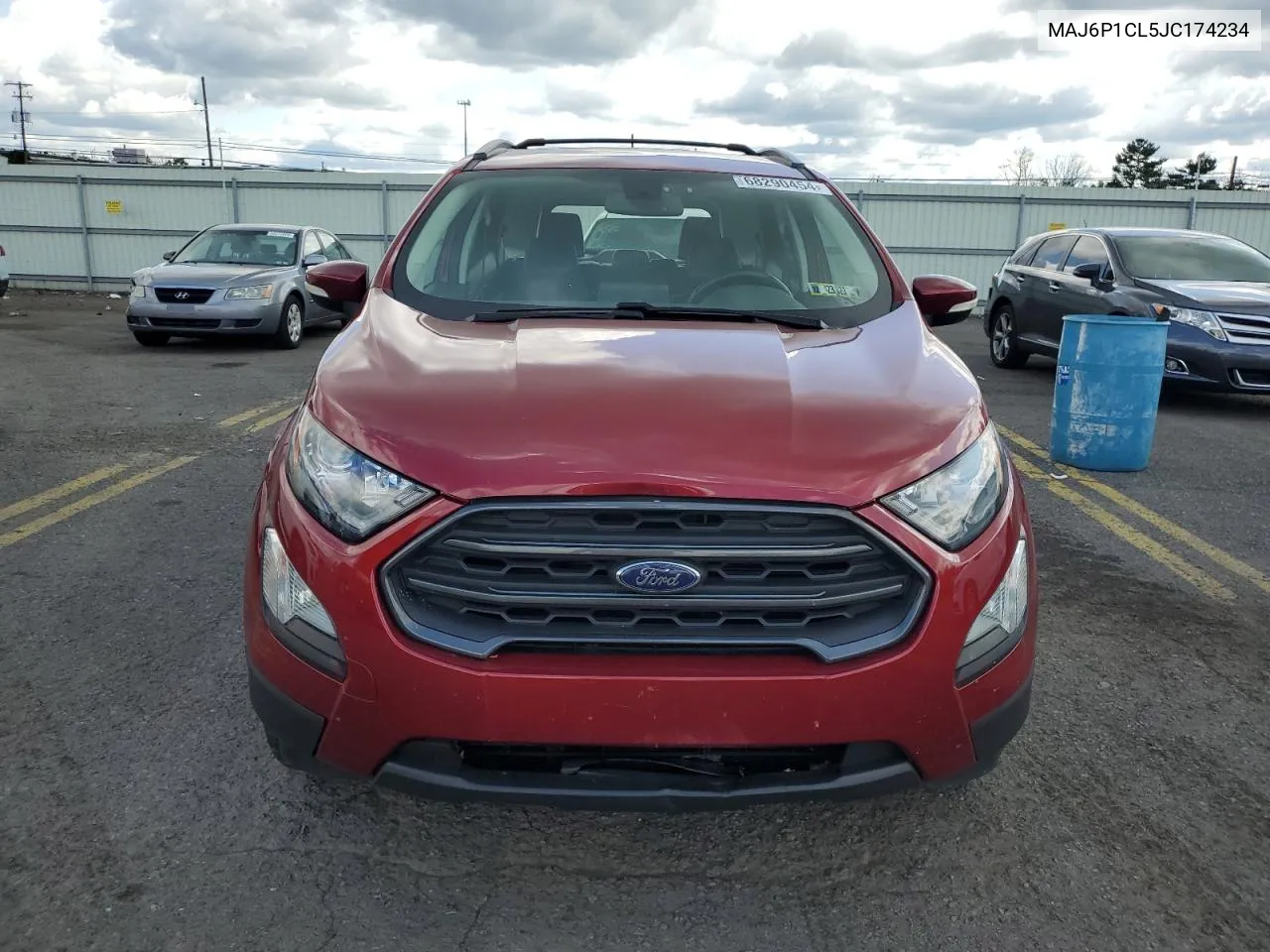 MAJ6P1CL5JC174234 2018 Ford Ecosport Ses