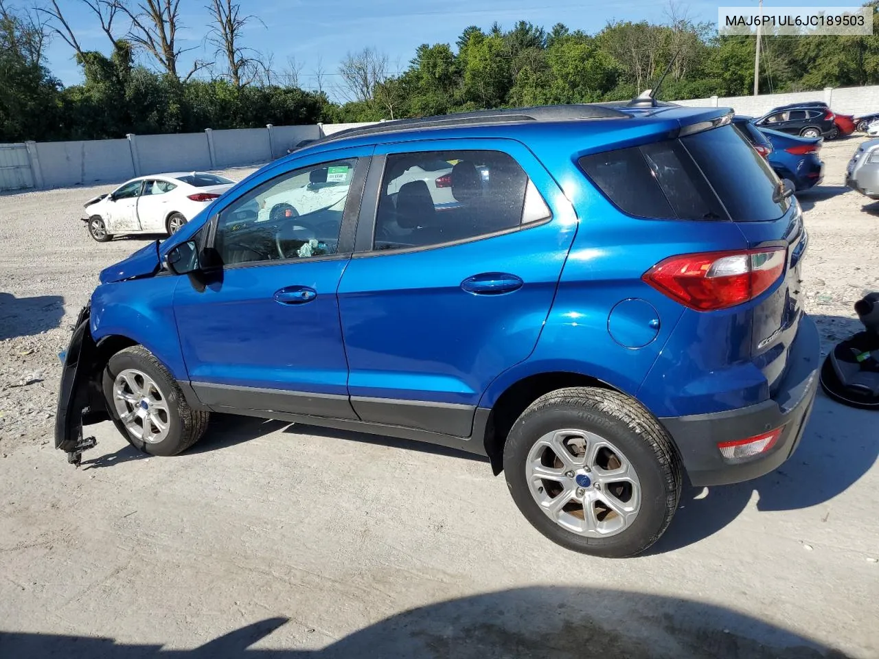 MAJ6P1UL6JC189503 2018 Ford Ecosport Se