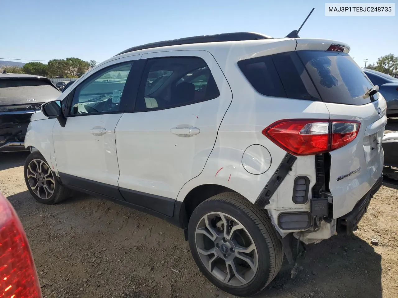 MAJ3P1TE8JC248735 2018 Ford Ecosport Se