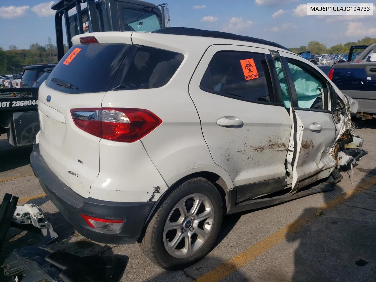 MAJ6P1UL4JC194733 2018 Ford Ecosport Se