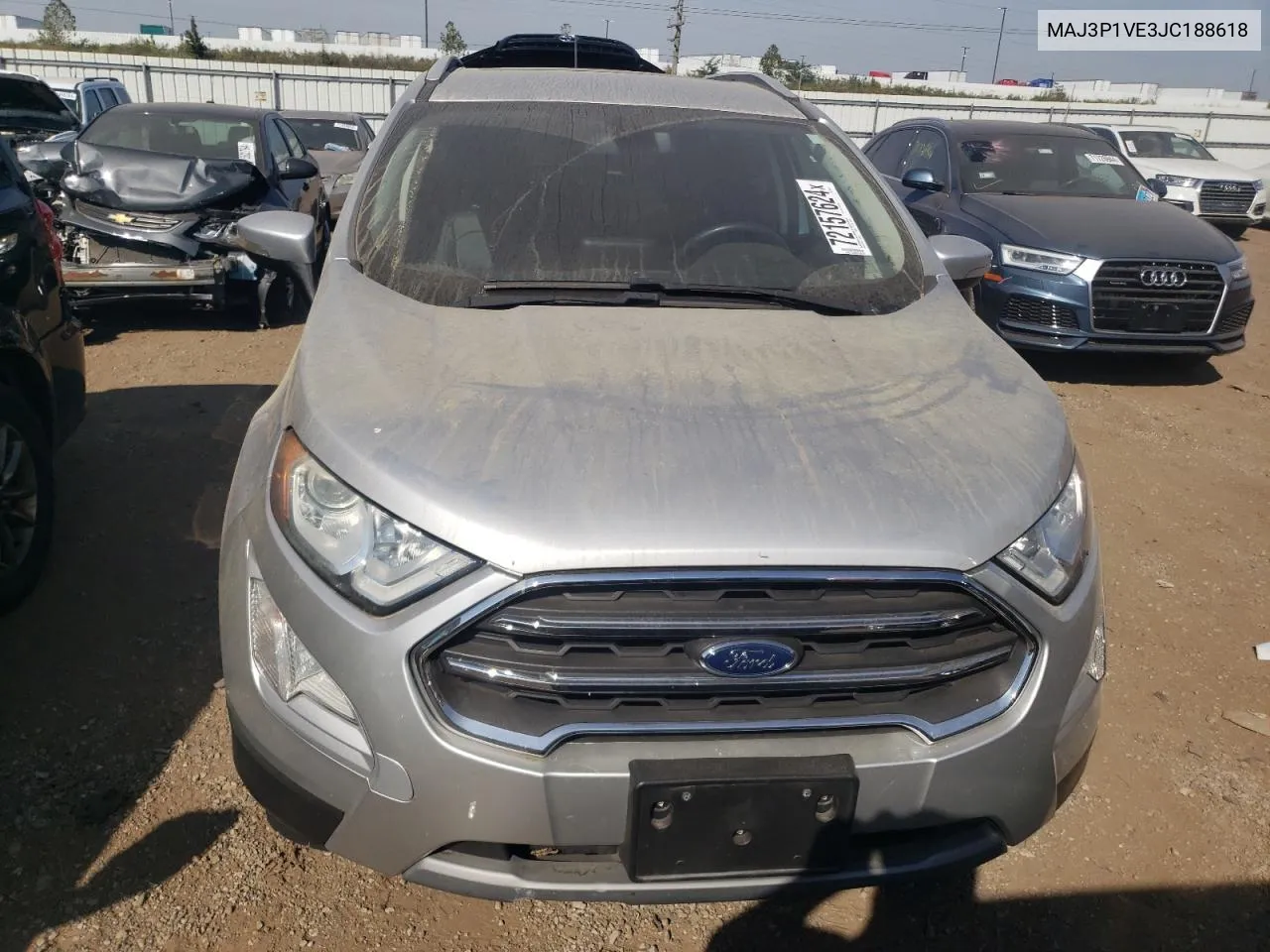 MAJ3P1VE3JC188618 2018 Ford Ecosport Titanium