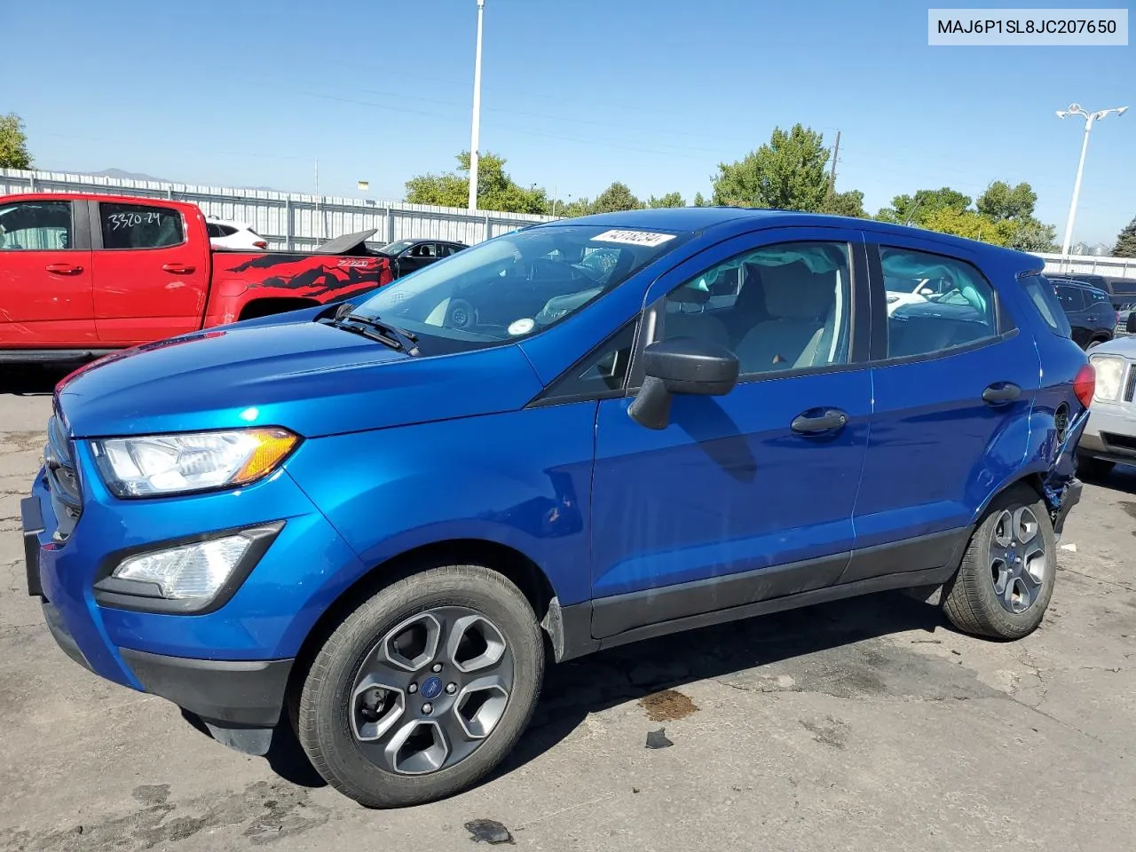 MAJ6P1SL8JC207650 2018 Ford Ecosport S