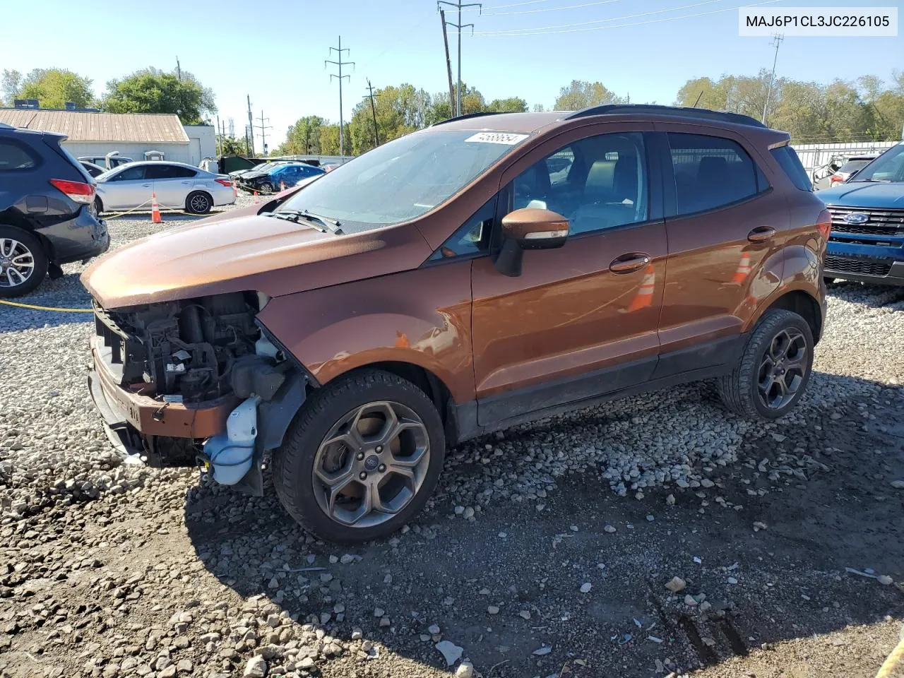 MAJ6P1CL3JC226105 2018 Ford Ecosport Ses